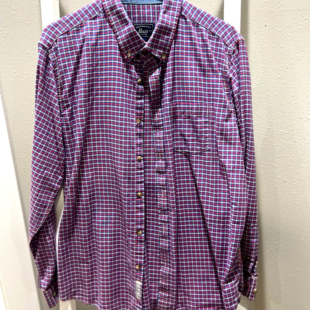 G.H. Bass & Co button up size Large